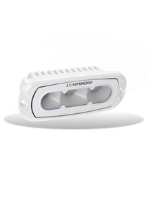 Lumishore ECLIPSE 4in Flood LED Light Flush Mount White Finish
