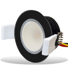 Lumishore LUX DL50 Courtesy Full Spectrum CRGBW 12/24vDC 5 Watt Black Bezel
