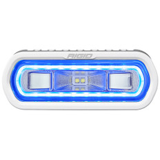 RIGID Industries SR-L Series Marine Spreader Light - White Surface Mount - White Light w/Blue Halo