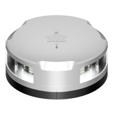 Lopolight 360-Degree Stern Light - 2NM - Silver Housing w/FB Base