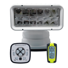 ACR RCL-200 White Wireless LED Searchlight w/URP-103 Wired Point Pad &amp; URH-103 Wireless Handheld Remote