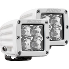 Rigid Industries D-Series PRO Hybrid-Spot LED - Pair - White