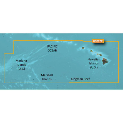 Garmin BlueChart g2 HD - HXUS027R - Hawaiian Islands - Mariana Islands - microSD/SD