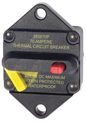 Blue Sea 285-series 70 Amp Circuit Breaker Panel Mount