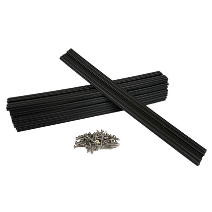 Caliber Marine Slides 1.5"x15" Black *10-Pack