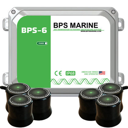 BPS Marine BPS-6 6-Transducer Ultrasonic Antifouling System - 12VDC