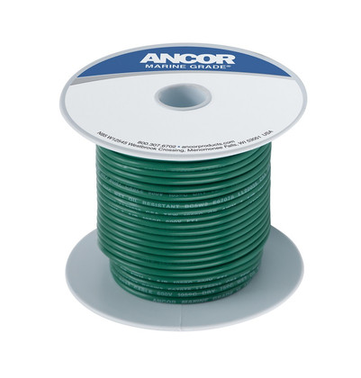 Ancor #8 Green 100ft Spool Tinned Copper