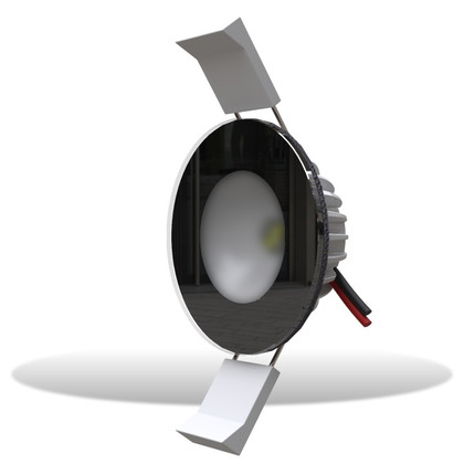 Lumishore Eclipse Dl55 Blue & White Down Light 12/24vdc Black Housing