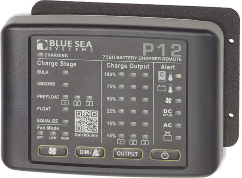 Blue Sea Led Remote For P12 Battery Chargers