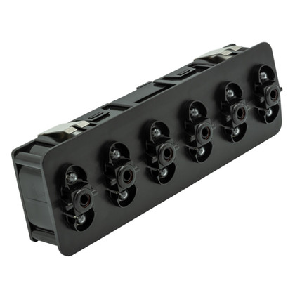 Maretron VMM6 Contura Series Digital Switch Module, 6 Rocker - No Actuators w/Right Switch 3-Position & Blue LEDs