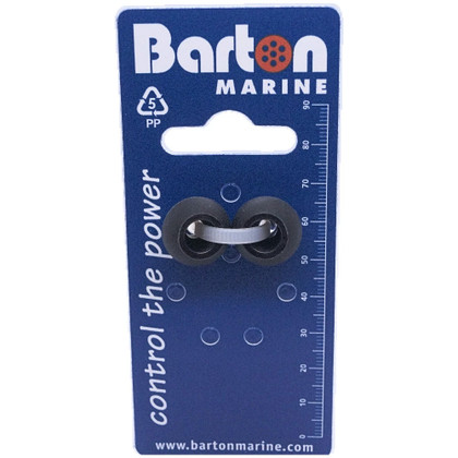 Barton 4mm Rope Stoppers - Black - Pair