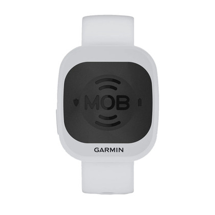 Garmin MOB Tag w/White Quick Release Band