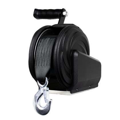Powerwinch Select Series Winch 1,400lb, 6" Crank Arm - Carbon Black