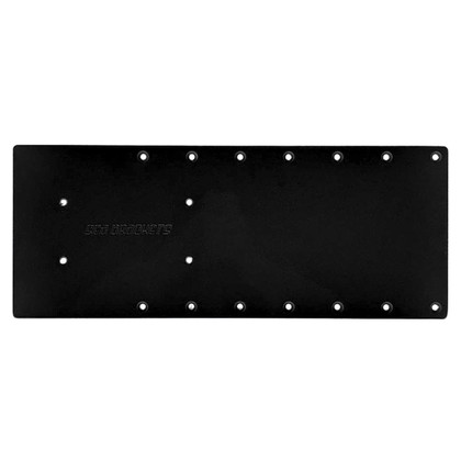 Sea Brackets 20" Straight Trolling Motor Plate f/Garmin Kraken - Black