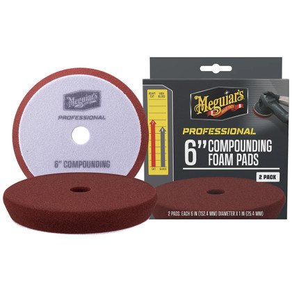 Meguiar's Professional 6" Compounding Foam Pads *2-Pack