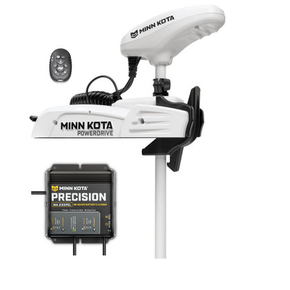 Minn Kota Riptide Powerdrive 55 54in Shaft With Micro Remot With Mk230pcl Charger