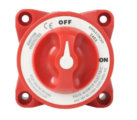 Egis 2403 E-series 350a  Battery Switch Off/on