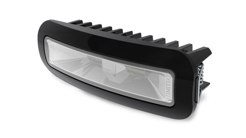 Lumitec Capri3 Flood Light White/Red LEDfts Dimmable Flush Mount Black 12/24v
