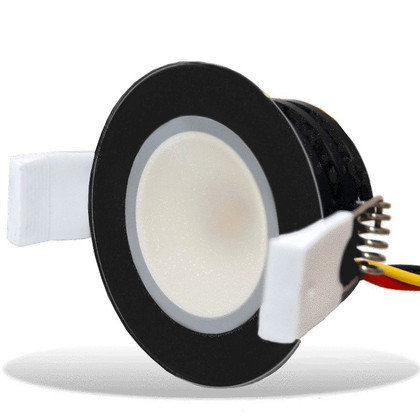 Lumishore LUX DL50 Courtesy Full Spectrum CRGBW 12/24vDC 5 Watt Black Bezel