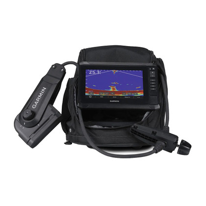 Garmin Panoptix&trade; PS22-IF Ice Fishing Bundle w/ECHOMAP&trade; UHD2 73sv, Panoptix PS22-IF Transducer &amp; Pole-Free Transducer Rotation System