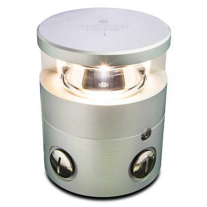 Lopolight Series 300-036 - Masthead Light - 5NM - Horizontal Mount - White - Silver Housing 