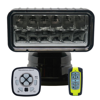 ACR RCL-200 Black Wireless LED Searchlight w/URP-103 Wired Point Pad &amp; URH-103 Wireless Handheld Remote