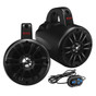 Boss Audio BM40AMPBT 4 2-Way Amplified Roll Cage/Waketower Speaker Pods w/Bluetooth Controller