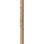 New England Ropes 3/4" x 25' Nylon Double Braid Dock Line - White/Gold w/Tracer