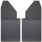 Kick Back Mud Flaps 14" Wide - Black Top and Black Weight