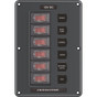 Blue Sea 4322 Circuit Breaker Switch Panel 6 Position - Gray