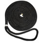 New England Ropes 3/4" X 35' Nylon Double Braid Dock Line - Black