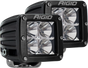 RIGID D-Series PRO LED Light, Flood Optic, Surface Mount, Pair