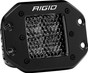 RIGID D-Series PRO Midnight Edition, Spot Diffused, Flush Mount, Pair