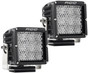 RIGID D-XL PRO LED Light, Flood Diffused, Surface Mount, Black Housing, Pair