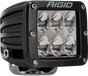 RIGID D-Series PRO LED Light, Driving Optic, Surface Mount, Black Housing,Single