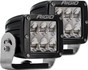 RIGID D-Series PRO LED Light, Driving Optic, Heavy Duty, Black Housing, Pair