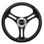 Schmitt & Ongaro Torcello 14" Wheel - 03 Series - Polyurethane Wheel w/Chrome Trim & Cap - Brushed Spokes - 3/4" Tapered Shaft