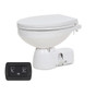 Jabsco Quiet Flush E2 Raw Water Toilet Regular Bowl - 12V  Soft Close Lid