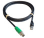 Lowrance 6ft Ethernet Cable Green M12 8-pin Male-rj45 Male