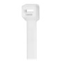 Pacer 8" Cable Tie - Natural Color - 50lb Tensile Strength - 2" Bundle Diameter - 100 Piece Bag