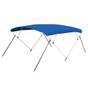 Carver 3 Bow 5481U Bimini Top with Boot - Pacific Blue Acrylic