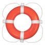 Taylor Made Foam Ring Buoy - 30 - Orange w/White Rope