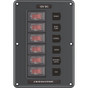 Blue Sea 4322 Circuit Breaker Switch Panel 6 Position - Gray