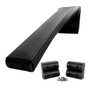 Caliber BunkWrap Kit - Black 16' x 2" x 4" Roll + 4 Caps + HRDW Roll + 4 Endcaps & Stainless Steel Hardware