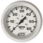 Faria Dress White 4" GPS Speedometer - 60 MPH