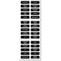 Blue Sea 8030 DC Panel Basic 30 Label Set