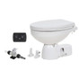 Jabsco Quiet Flush E2 Fresh Water Toilet Regular Bowl - 24V  Soft Close Lid