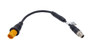 Lowrance M12M-5PF 1.2ft M12M 8-Pin to Yellow 5-Pin Ethernet Adapter Cable