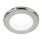 Hella Marine EuroLED 75 3 Round Screw Mount Down Light - White LED - Stainless Steel Rim - 12V