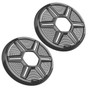 Fusion Apollo&trade; 7.7" Shielded Grey Speaker Grilles (Pair)
